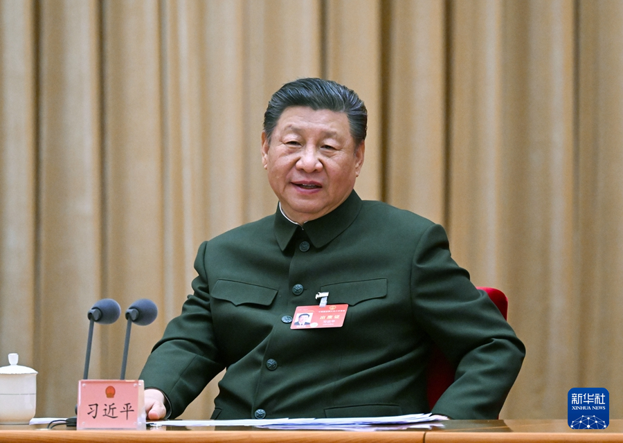 習近平在出席解放軍和武警部隊代表團全體會議時強調(diào) 強化使命擔當 深化改革創(chuàng)新 全面提升新興領域戰(zhàn)略能力