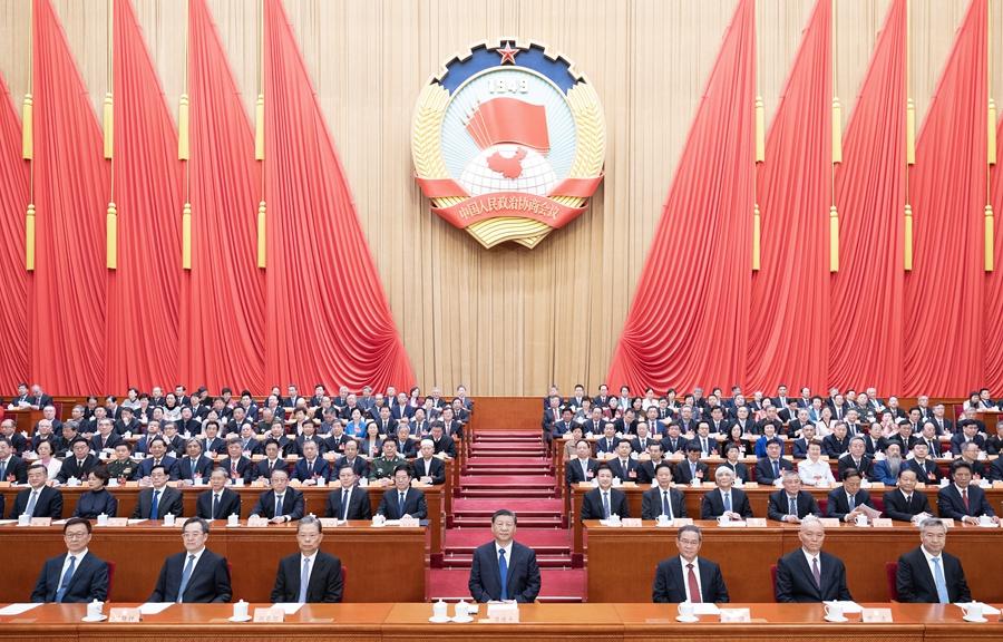 全國政協(xié)十四屆二次會議閉幕 習近平李強趙樂際蔡奇丁薛祥李希韓正出席 王滬寧發(fā)表講話